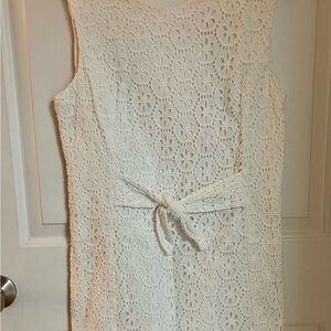 Lilly Pulitzer Cream Lace Mini Dress